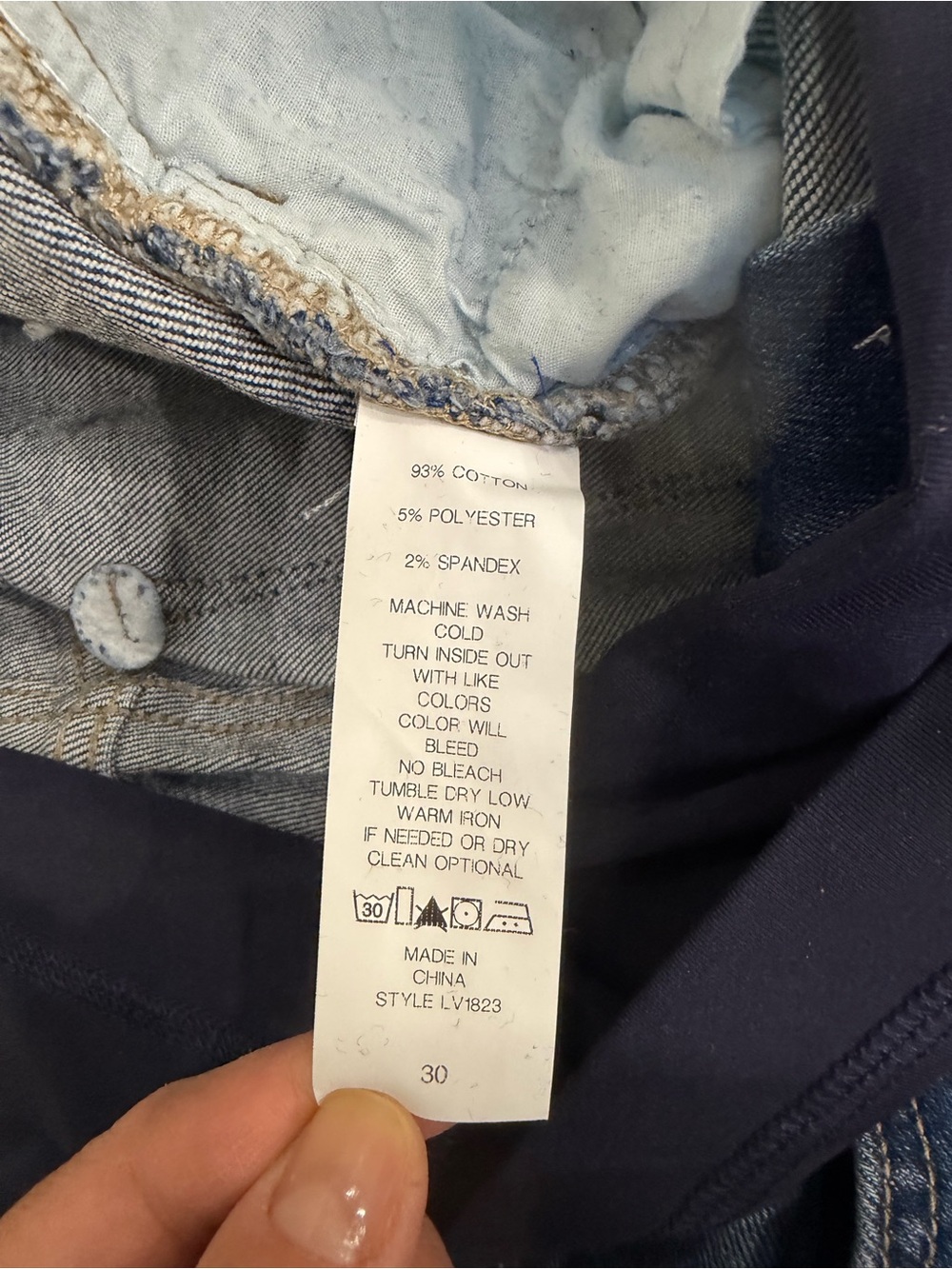 Pinkblush Navy & Dark Blue Maternity Flare Jeans - Picture 4 of 6